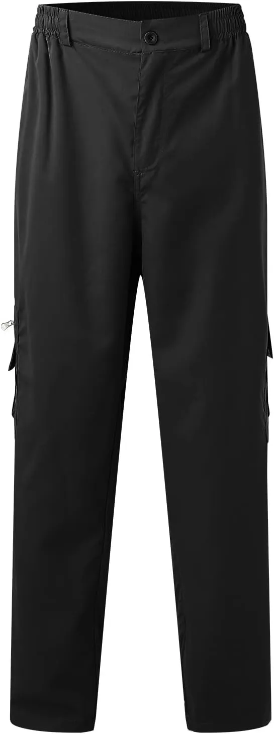 Big and Tall Cargo Pants for Men Sweatpants for Men Bottom Drawstring Baggy Joggers Men's Tactical Cargo Joggers Pant