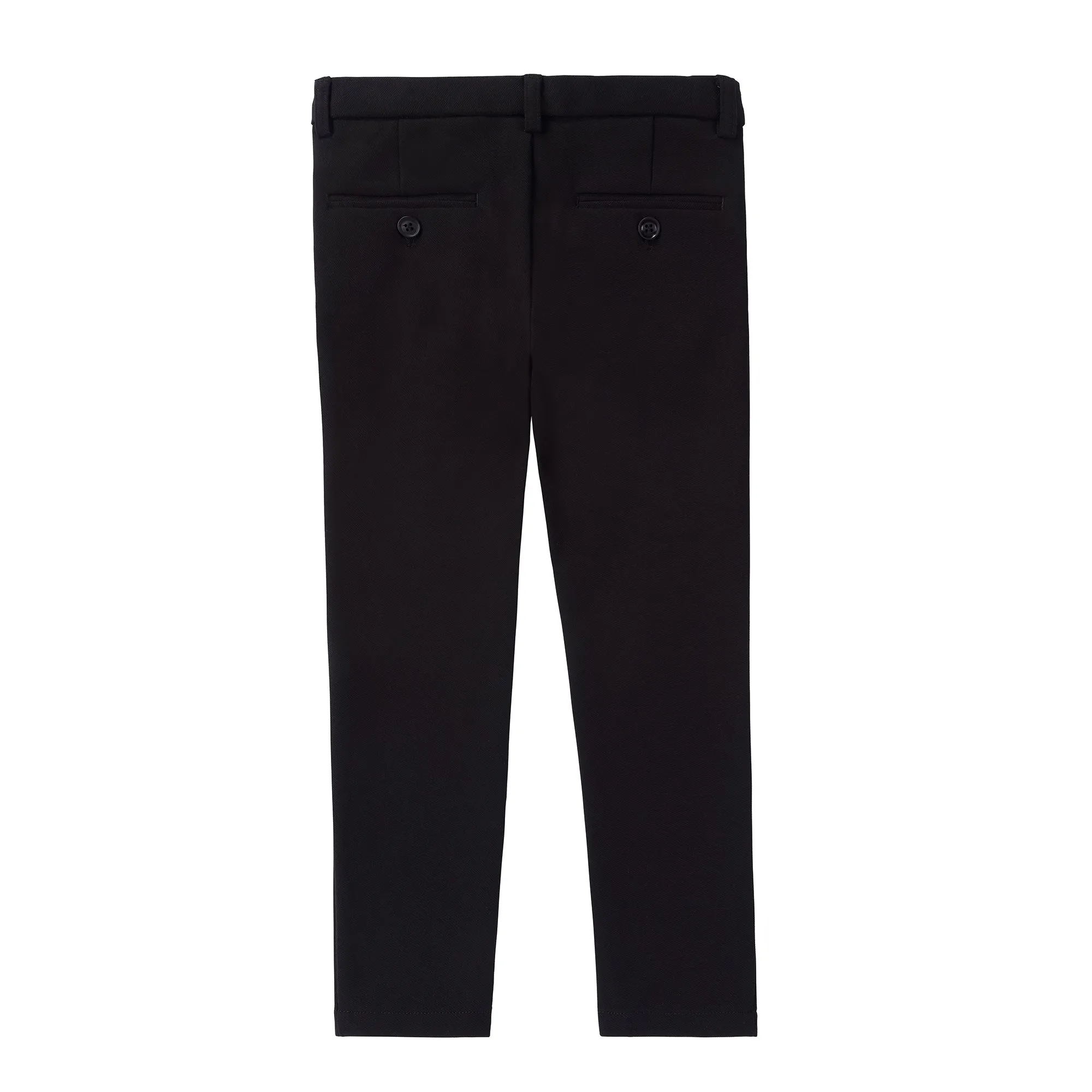 Black Stretch Slit Pocket Pants (Matches Blazer)