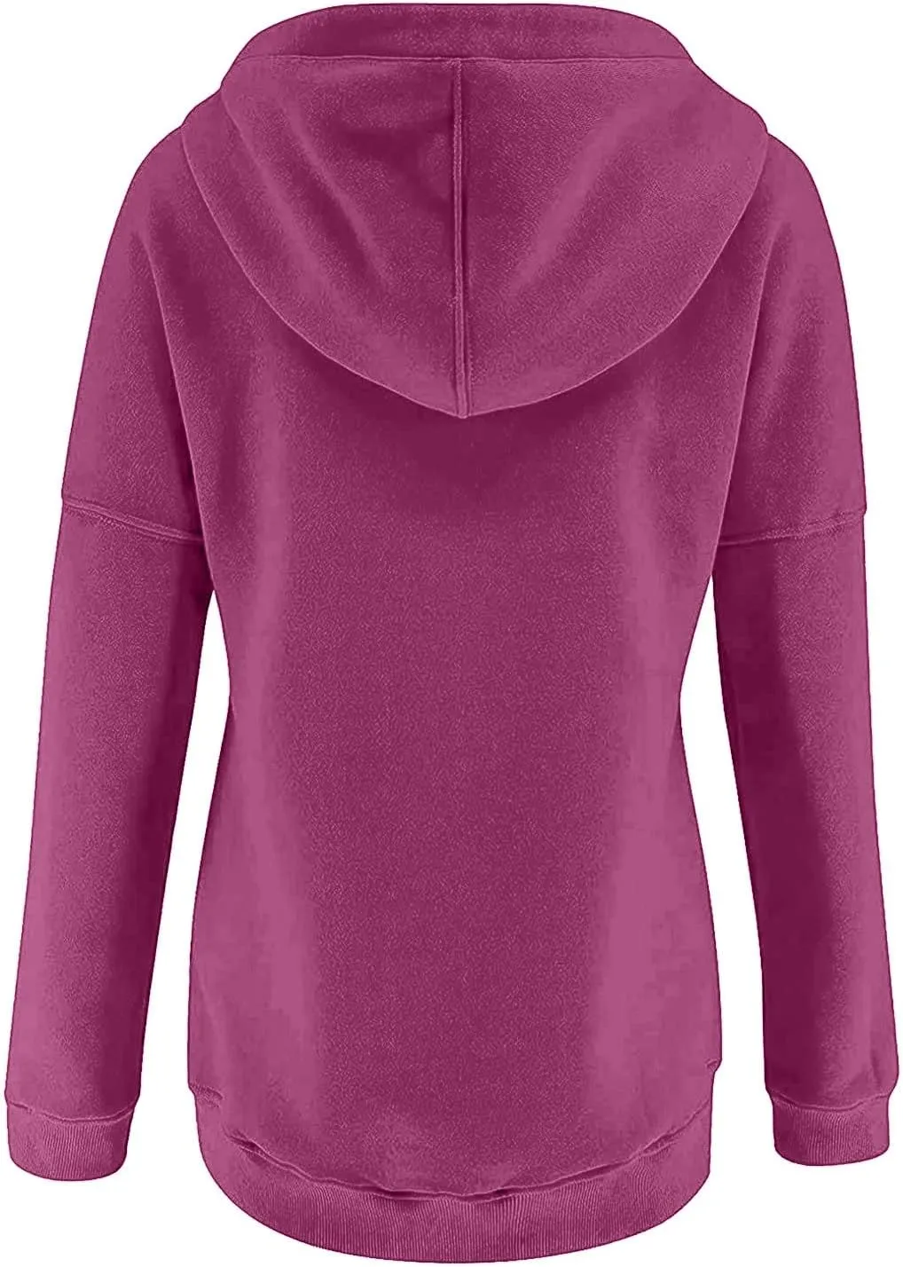 Ceboyel Women Quarter Zip Pullover Sweatshirt Solid Color Hoodies Drawstring Long Sleeve Pullover Tops Fall Clothing 2023