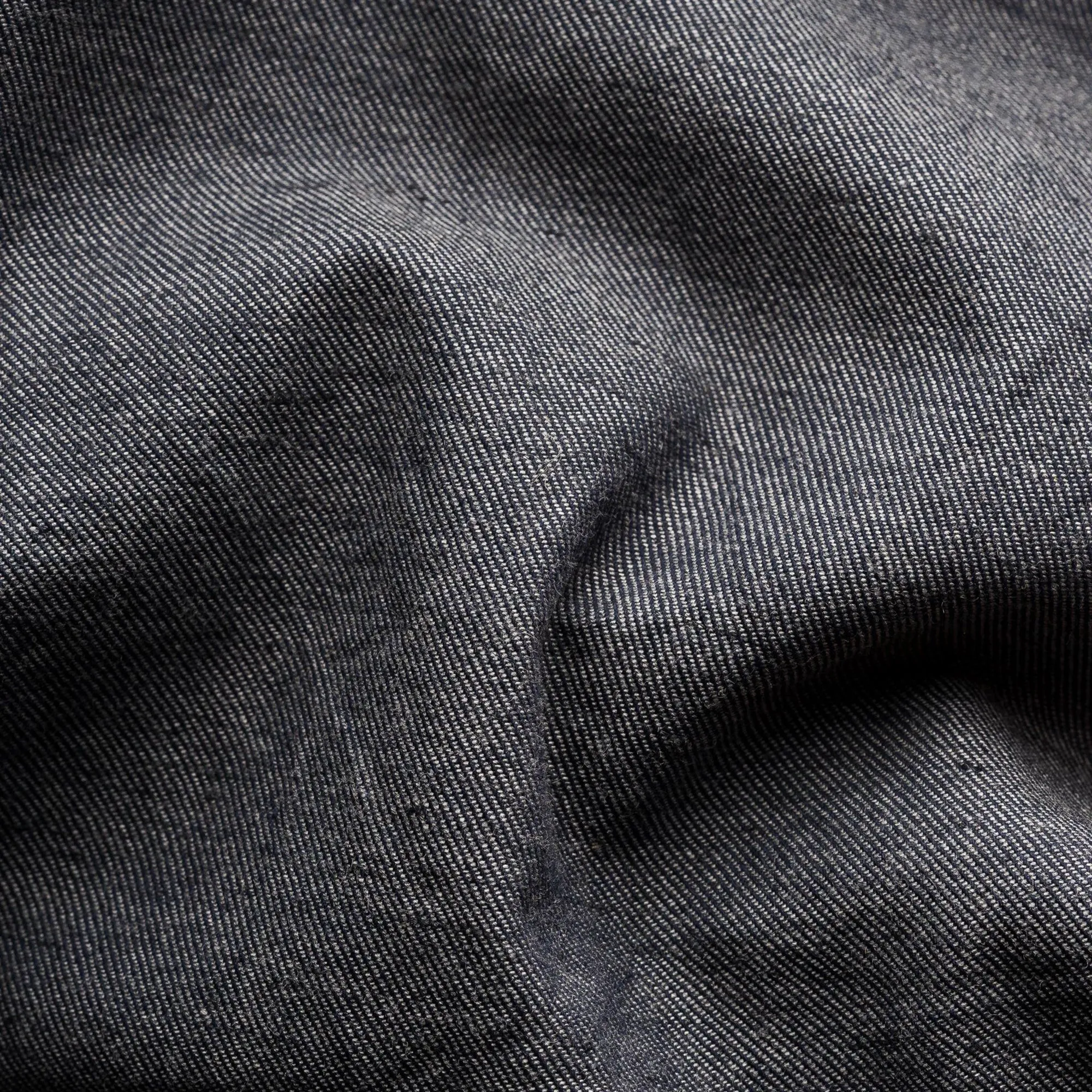 Dark Blue Solid Recycled Cotton Slim Fit Casual Shirt - ETON