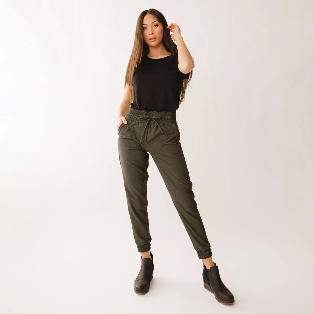 Destination Joggers, Heather Green