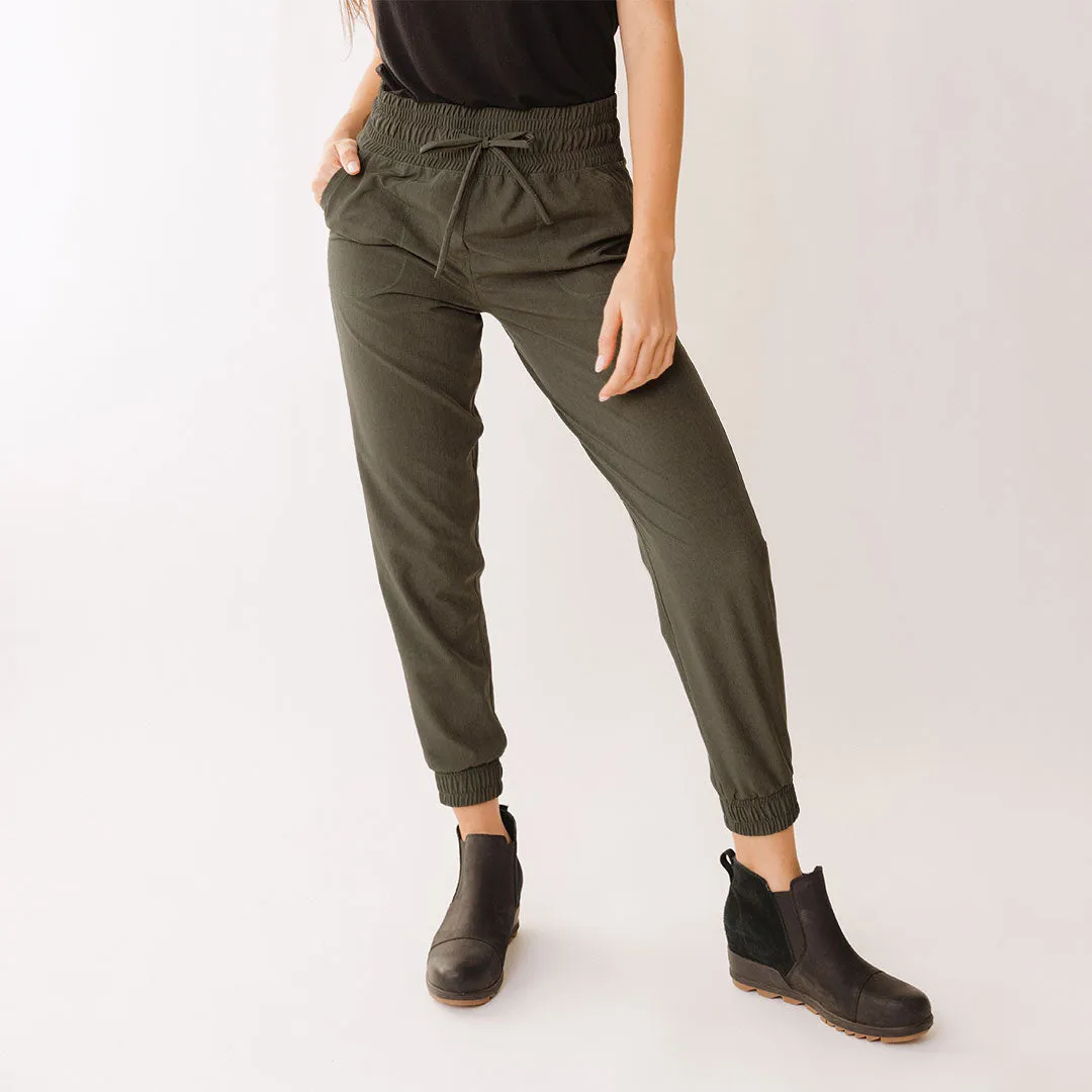 Destination Joggers, Heather Green