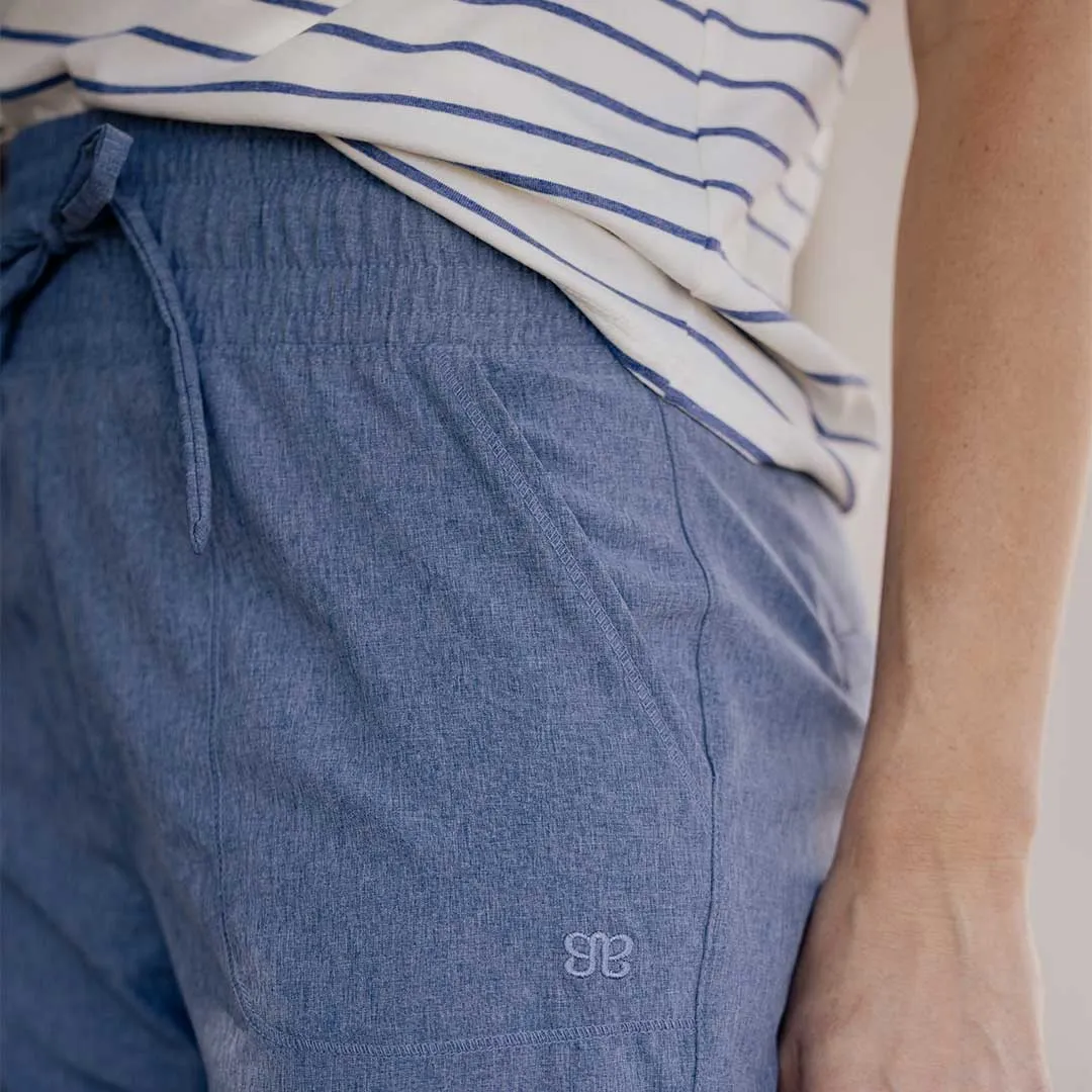 Destination Joggers, Light Chambray