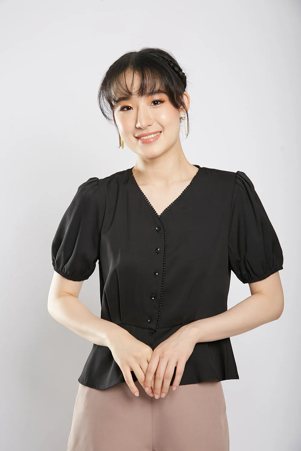 Felizia Blouse in Black