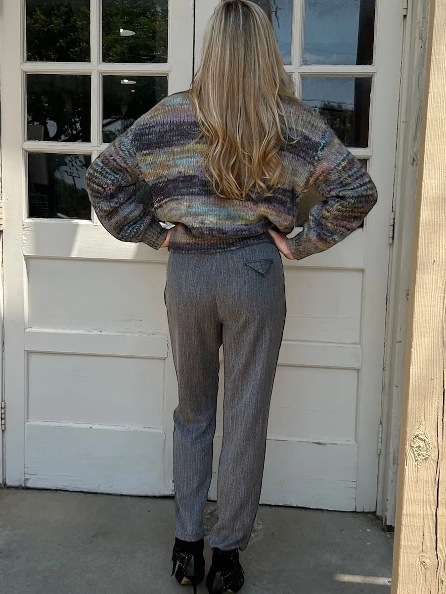 *FINAL SALE* Molly Bracken Heathered Tie Waist Pants