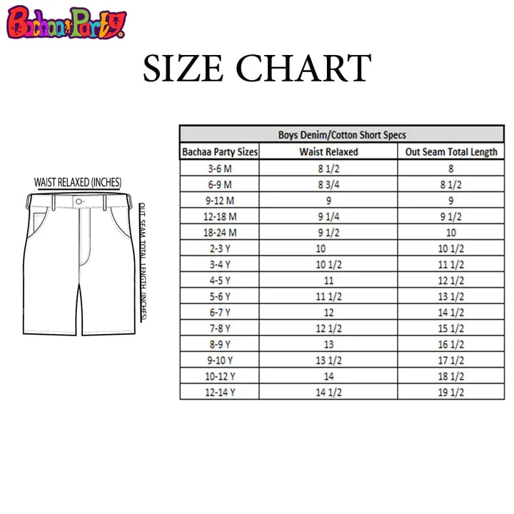 Infant Boys Cotton Elastic Short - Camouflage