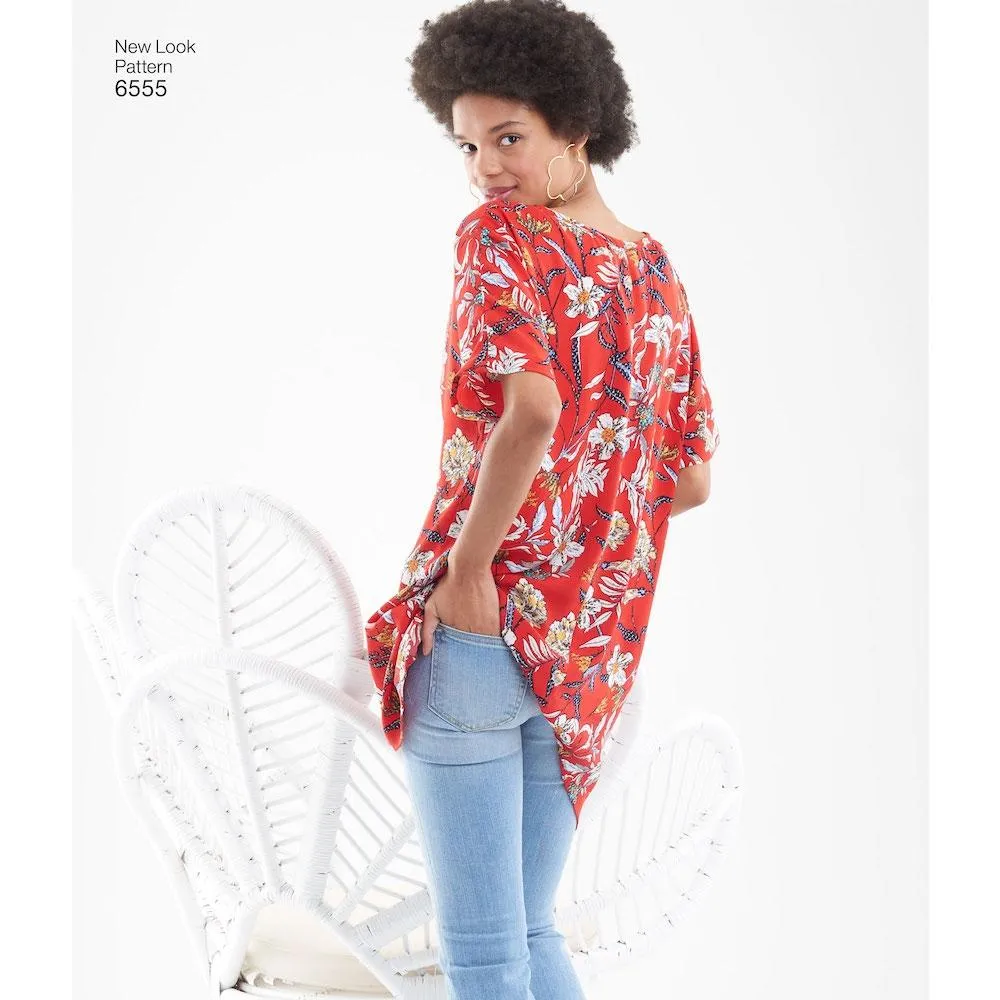 Newlook Pattern 6555 Women's Keyhole Shirt
