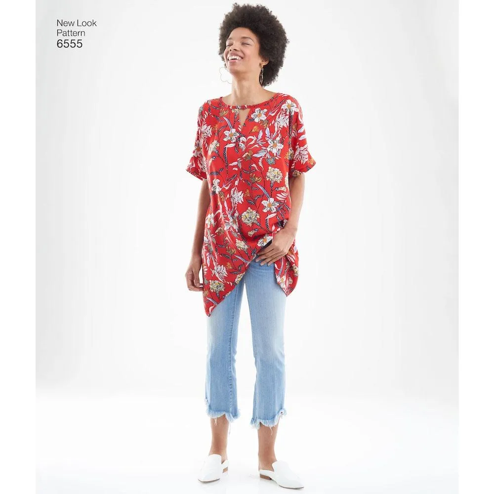 Newlook Pattern 6555 Women's Keyhole Shirt