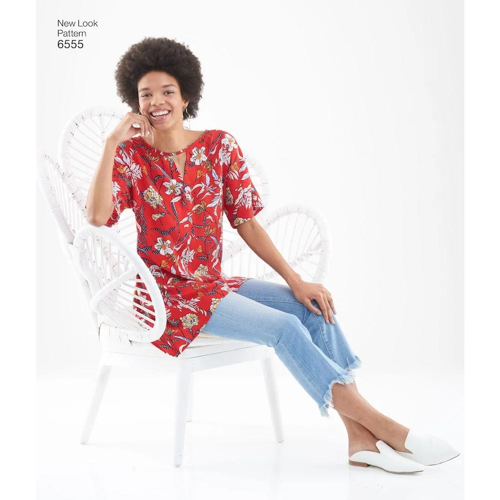 Newlook Pattern 6555 Women's Keyhole Shirt