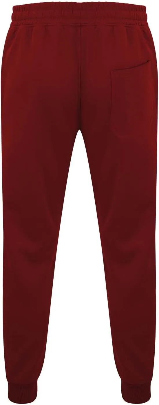 QWENTMTNTY Mens Slim Fit Joggers Sweatpants Athletic Workout Gym Pants Patchwork Big and Tall Comfy Cotton Sweat Pants