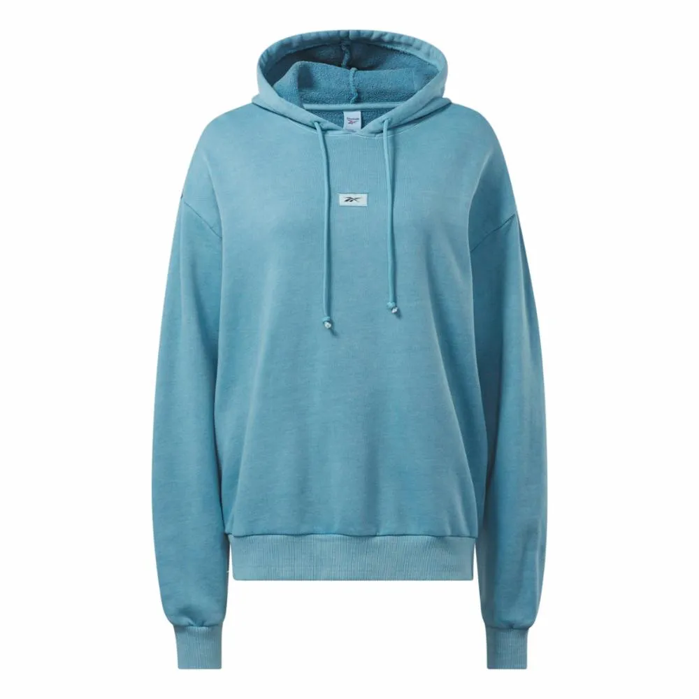 Reebok Apparel Women Reebok Classics Natural Dye Oversized Long Hoodie STEBLU