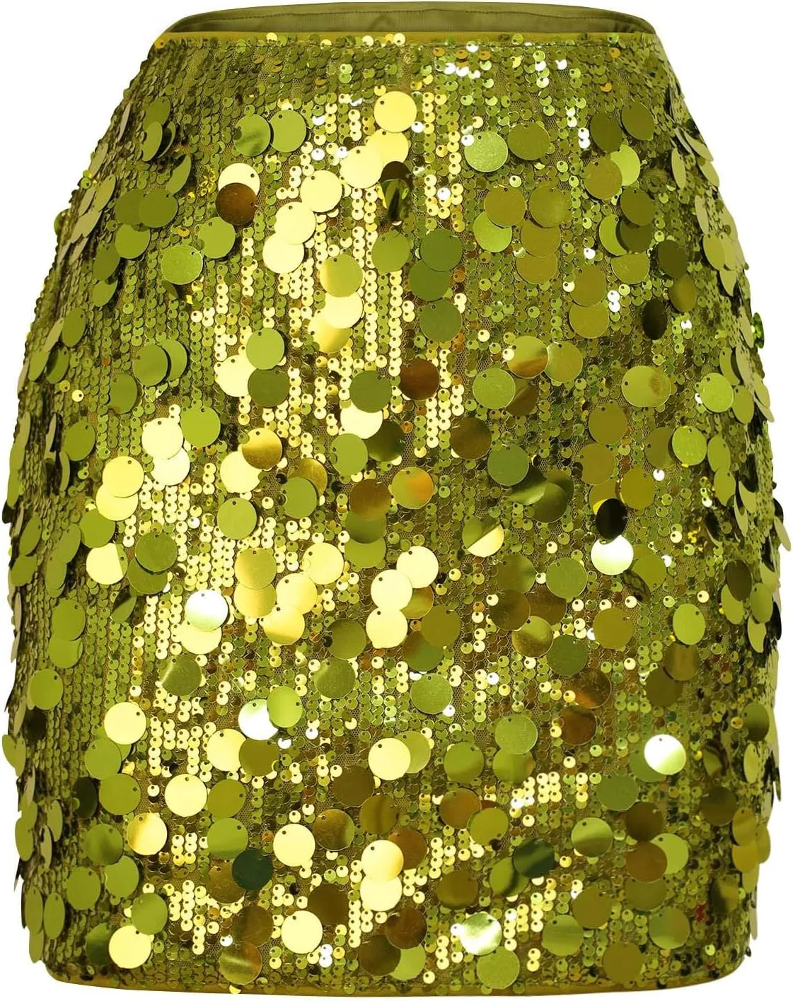 Sequin Bodycon Skirt for Women Y2k Sparkly Mini Skirts Sexy Glitter Shiny Skirt Night Out Party Club Dance Rave