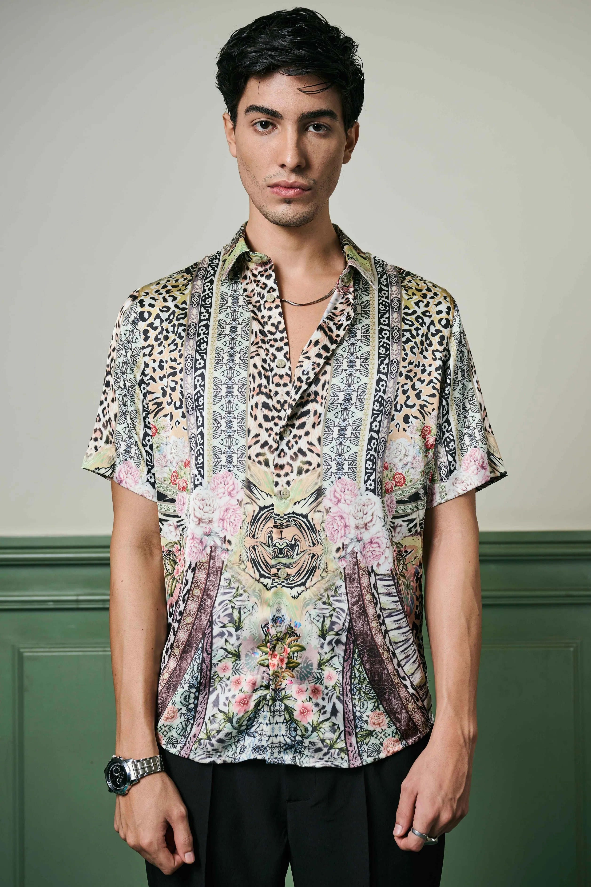 Shoguns Oasis Habutai Silk Shirt