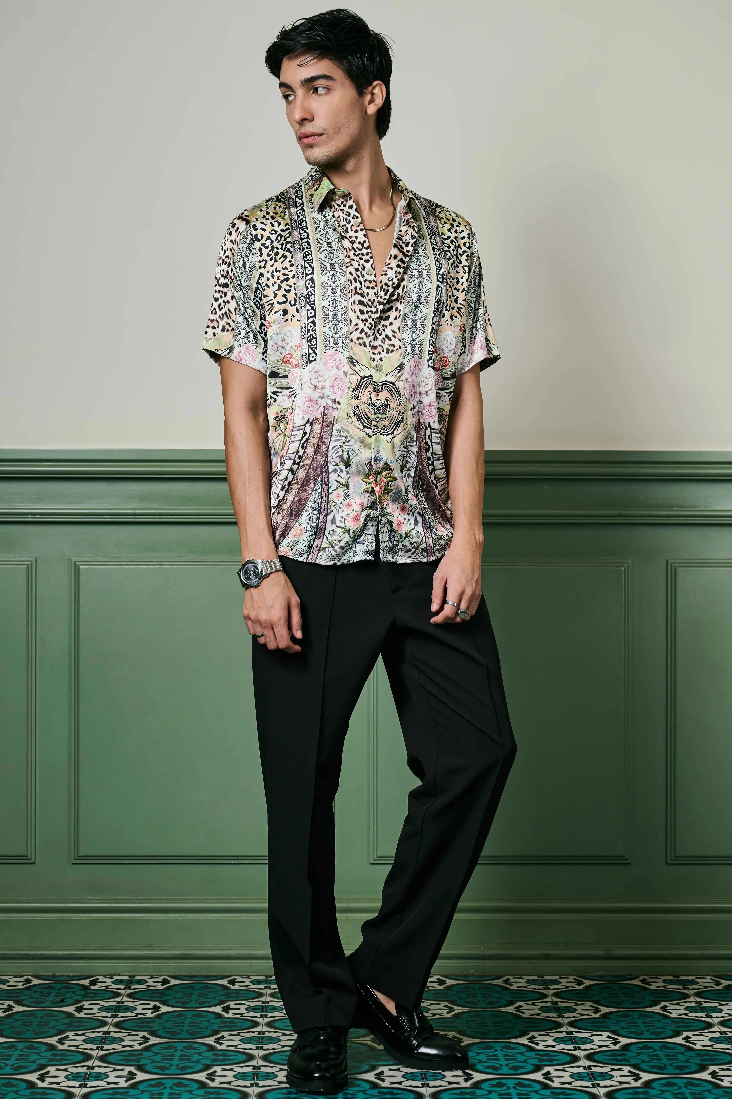 Shoguns Oasis Habutai Silk Shirt