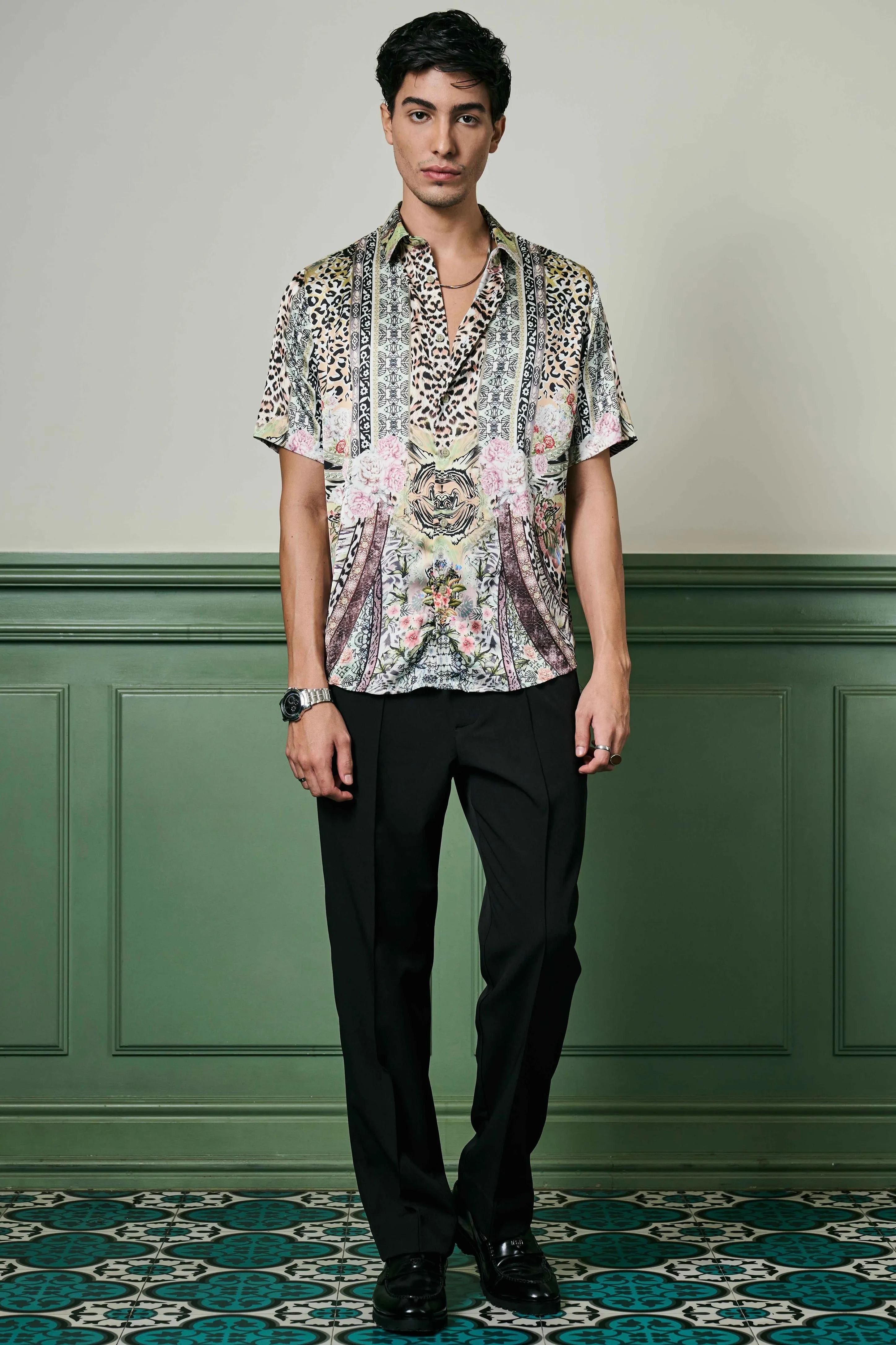 Shoguns Oasis Habutai Silk Shirt