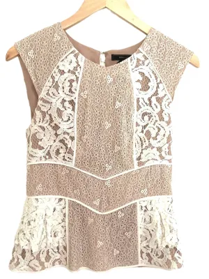 Soft Autumn Sleeveless Lace Top