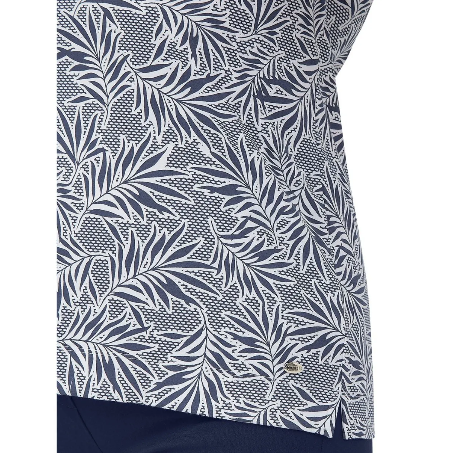 TIGI 18/20 Leaf Cross Stitch Print Top