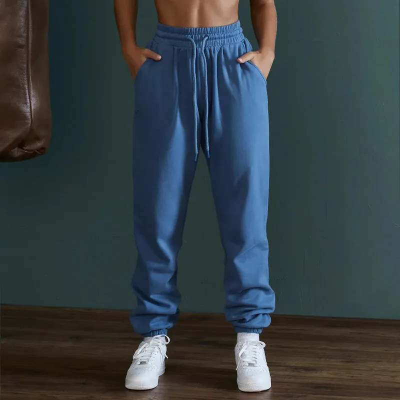 Womens Loose High-Waist Sweatpants, Sporty & Stylish
